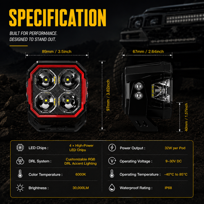 JJ Pulse PRO RGB Pods